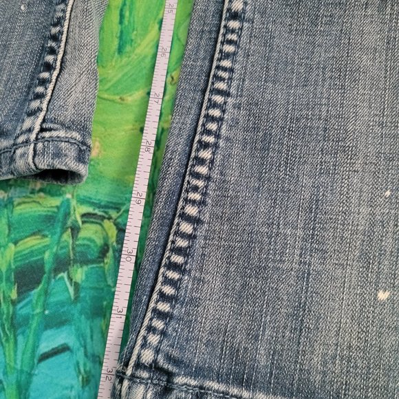 Vigold Distressed Low Rise Bootcut Jeans Size 9 Tall Juniors - Picture 2 of 11
